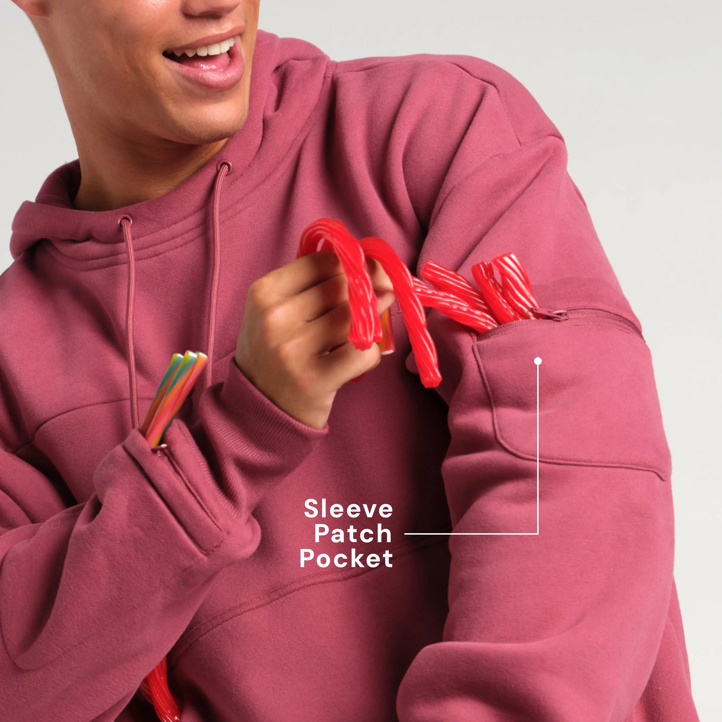 Snak Hoodie | Heavyweight Fleece Hoodie With 8 Snack Pockets