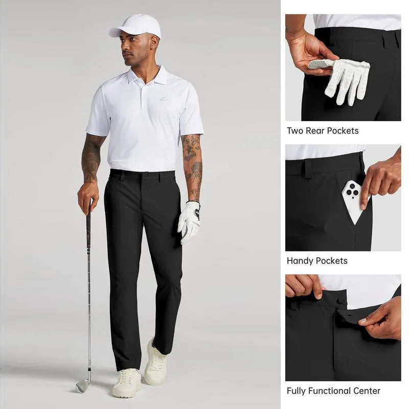 💥 Huge Fall Savings 🔥 8-Pack  Only $25.95🔥Men's Golf Stretch Straight Pants