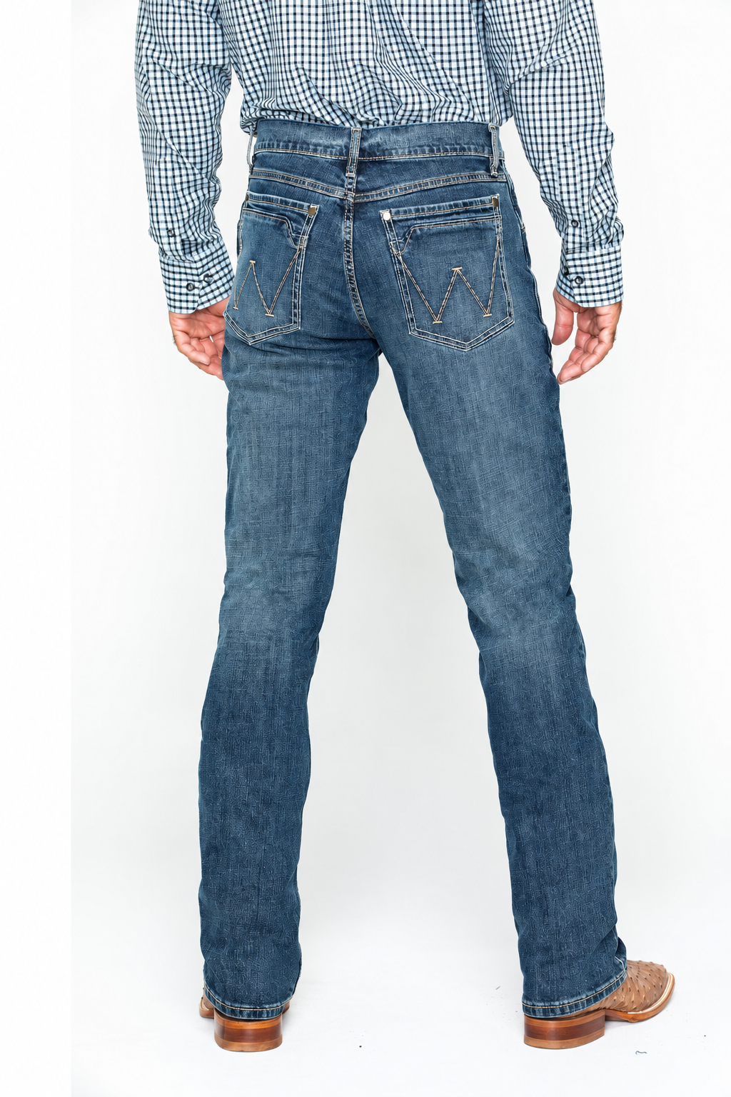 🔥 BESTSELLER | 6PCS $24.99 | Men's Layton Medium Wash Low Rise Slim Bootcut Jeans