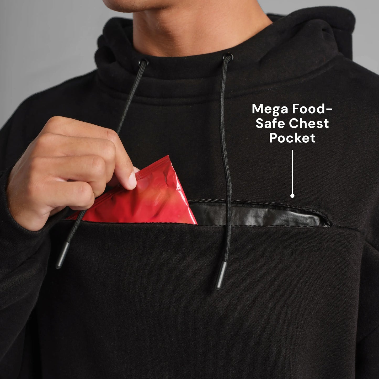 Snak Hoodie | Heavyweight Fleece Hoodie With 8 Snack Pockets
