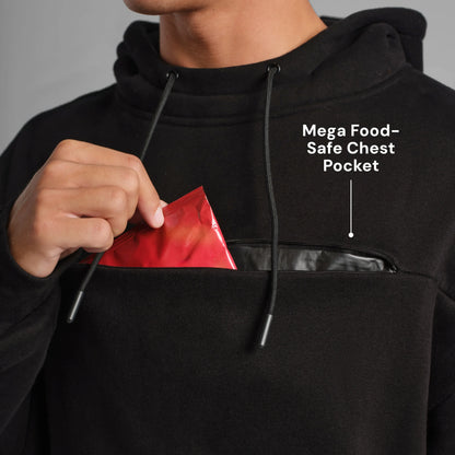 Snak Hoodie | Heavyweight Fleece Hoodie With 8 Snack Pockets