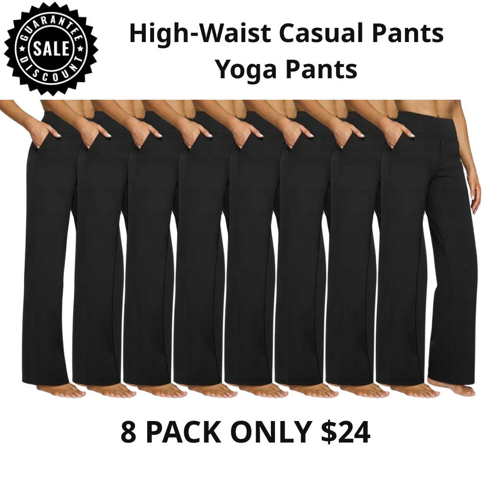 ✨ Women’s High-Waisted Wide-Leg Pants with Pockets | Flattering Fit & All-Day Comfort