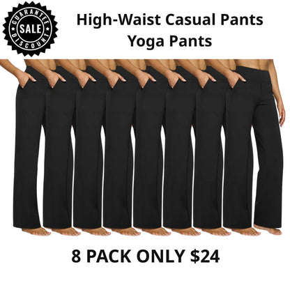 ✨ Women’s High-Waisted Wide-Leg Pants with Pockets | Flattering Fit & All-Day Comfort