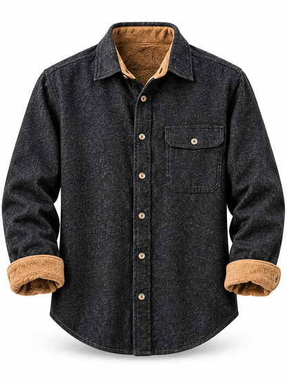 Mens Flannel Long Sleeve Button Down 100% Cotton Shirt