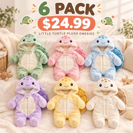 Little Turtle – Plush Baby Onesie