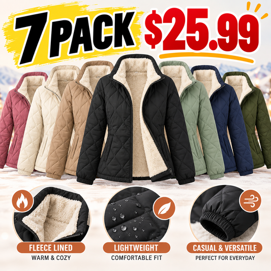 [Clearance] – Quilted coat with fleece lining