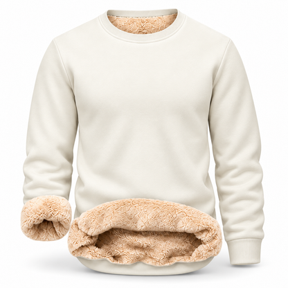 🔥 BESTSELLER | 8PCS $24.99 |Men's Fitted Crewneck Fleece Lined Sweatshirt, Wind Resistant Polyester Athletic Pullover, Casual Fashion Active Tops