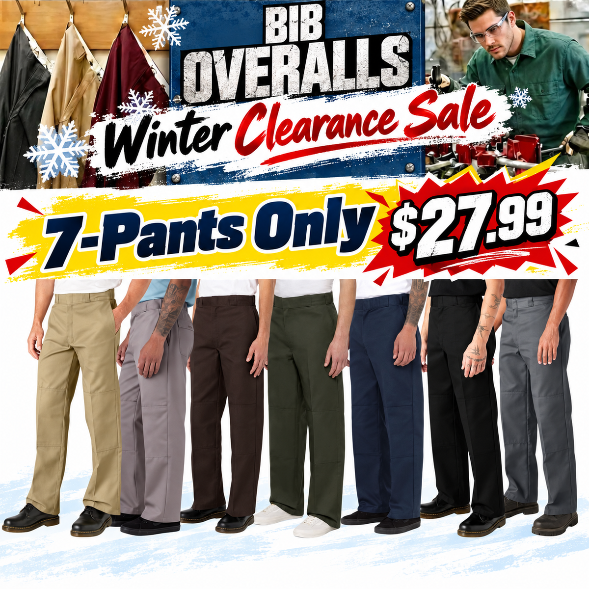 🔥Last Day Promotion! Men's Original Work Pants
