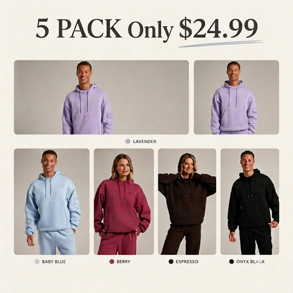 Snak Hoodie | Heavyweight Fleece Hoodie With 8 Snack Pockets