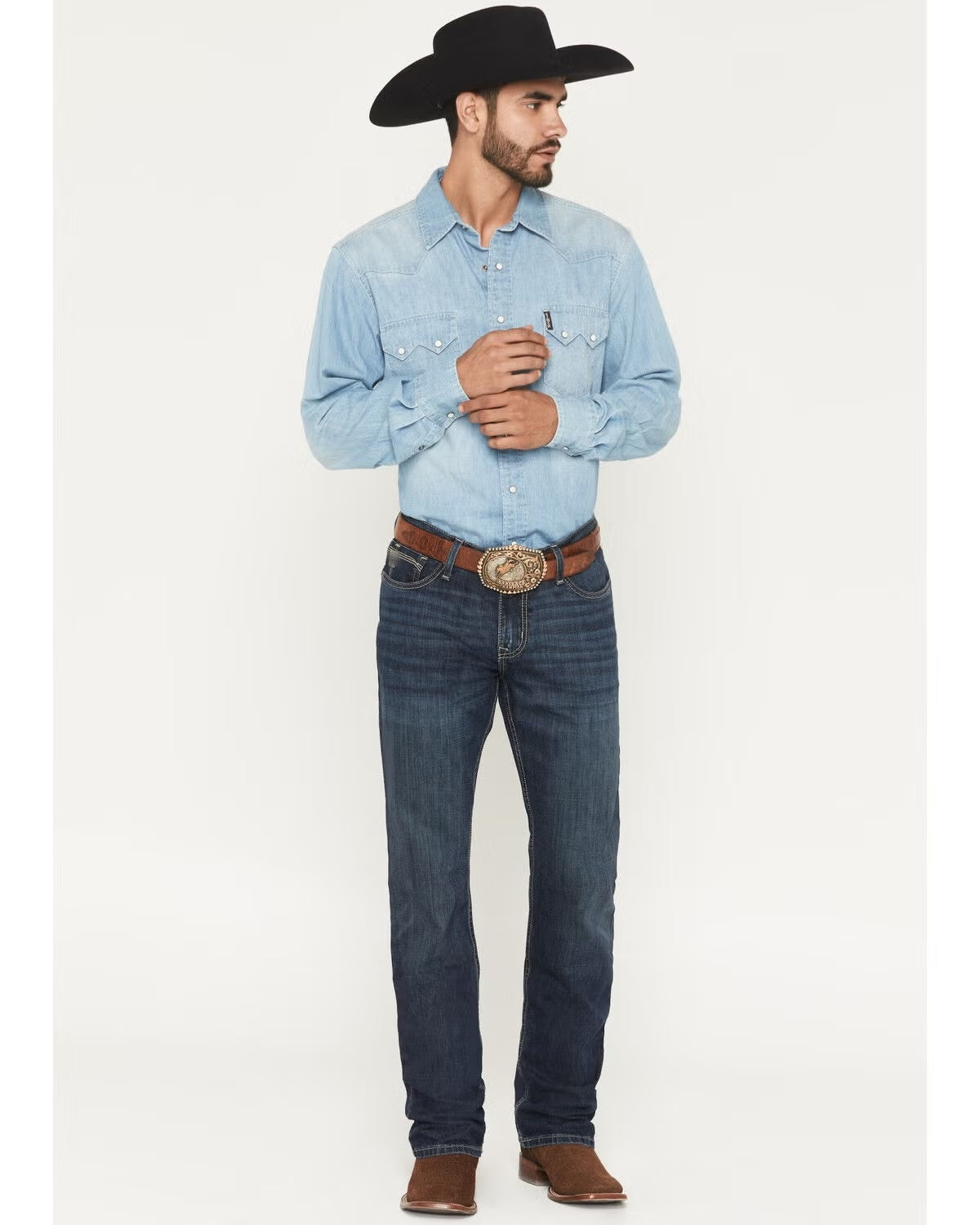 🔥 BESTSELLER | 6PCS $24.99 | Men's Ian Western Bootcut Jeans