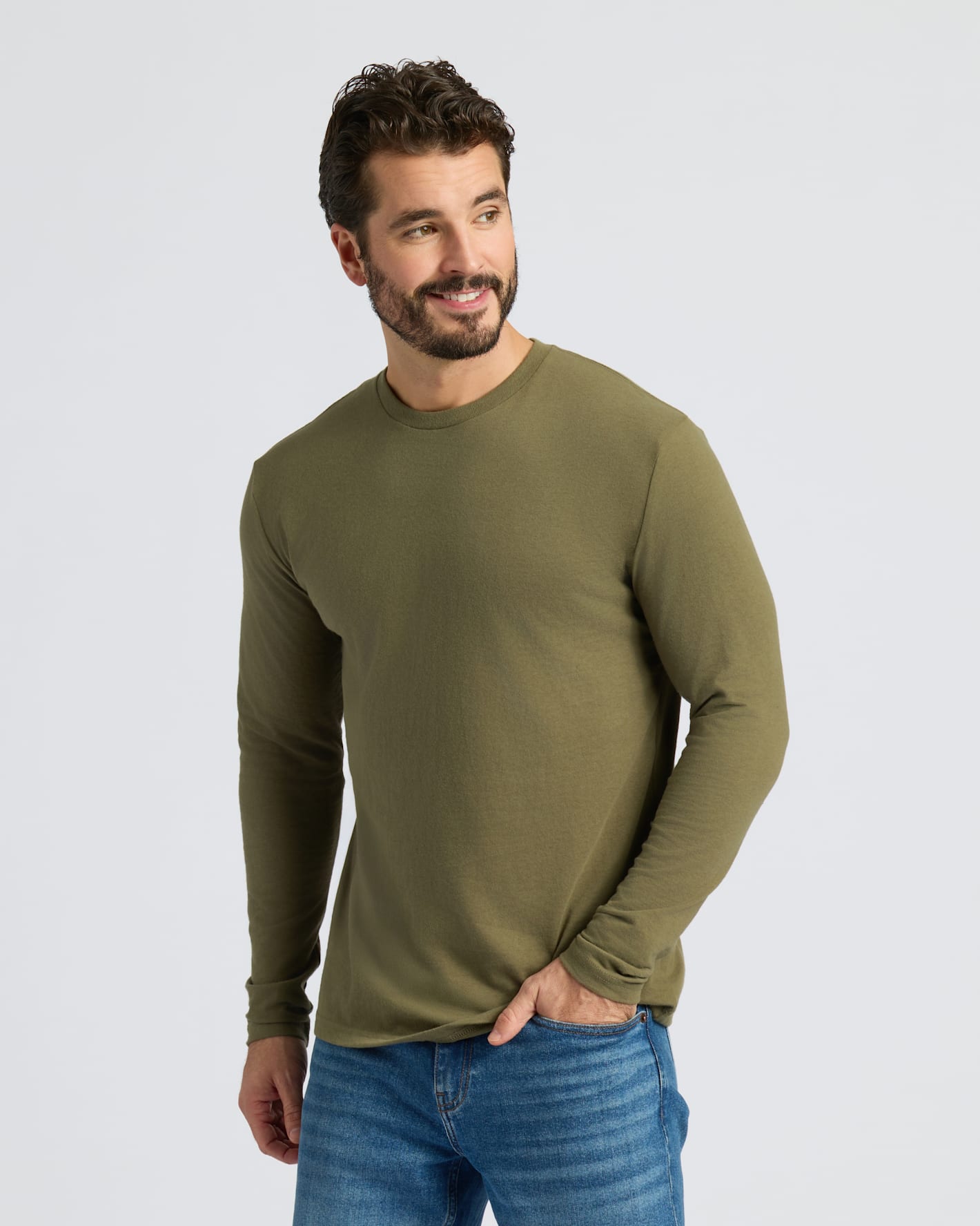 Classic Long Sleeve Crew Neck 10-Pack