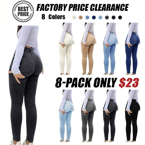 Women's Slim-Fit High Waist Long Pants