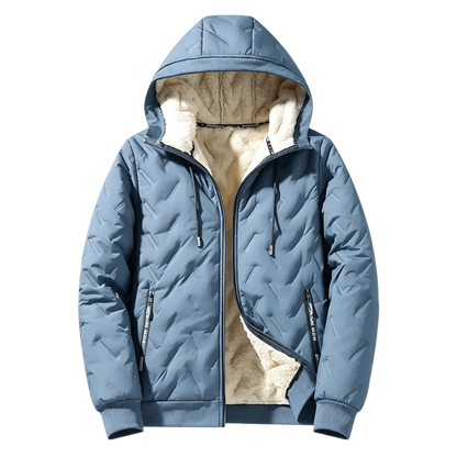 Unisex Fleece‐Lined Hooded Winter Jacket
