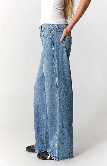 📢Last Call – Don't Miss Out ! Women's Casey Low Rise Baggy Jeans Astrid