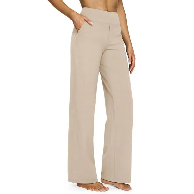 ✨ Women’s High-Waisted Wide-Leg Pants with Pockets | Flattering Fit & All-Day Comfort