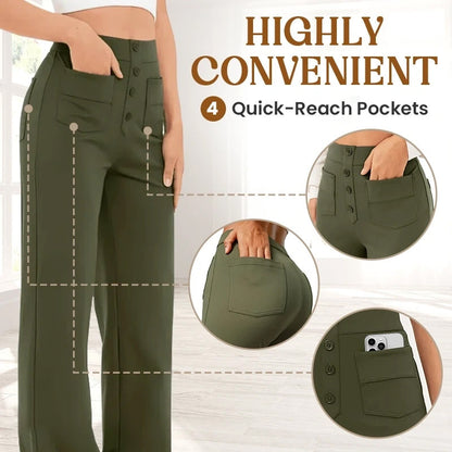FINAL SALE⚡- Women's Casual High Waist Stretch Pants