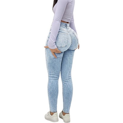Women's Slim-Fit High Waist Long Pants
