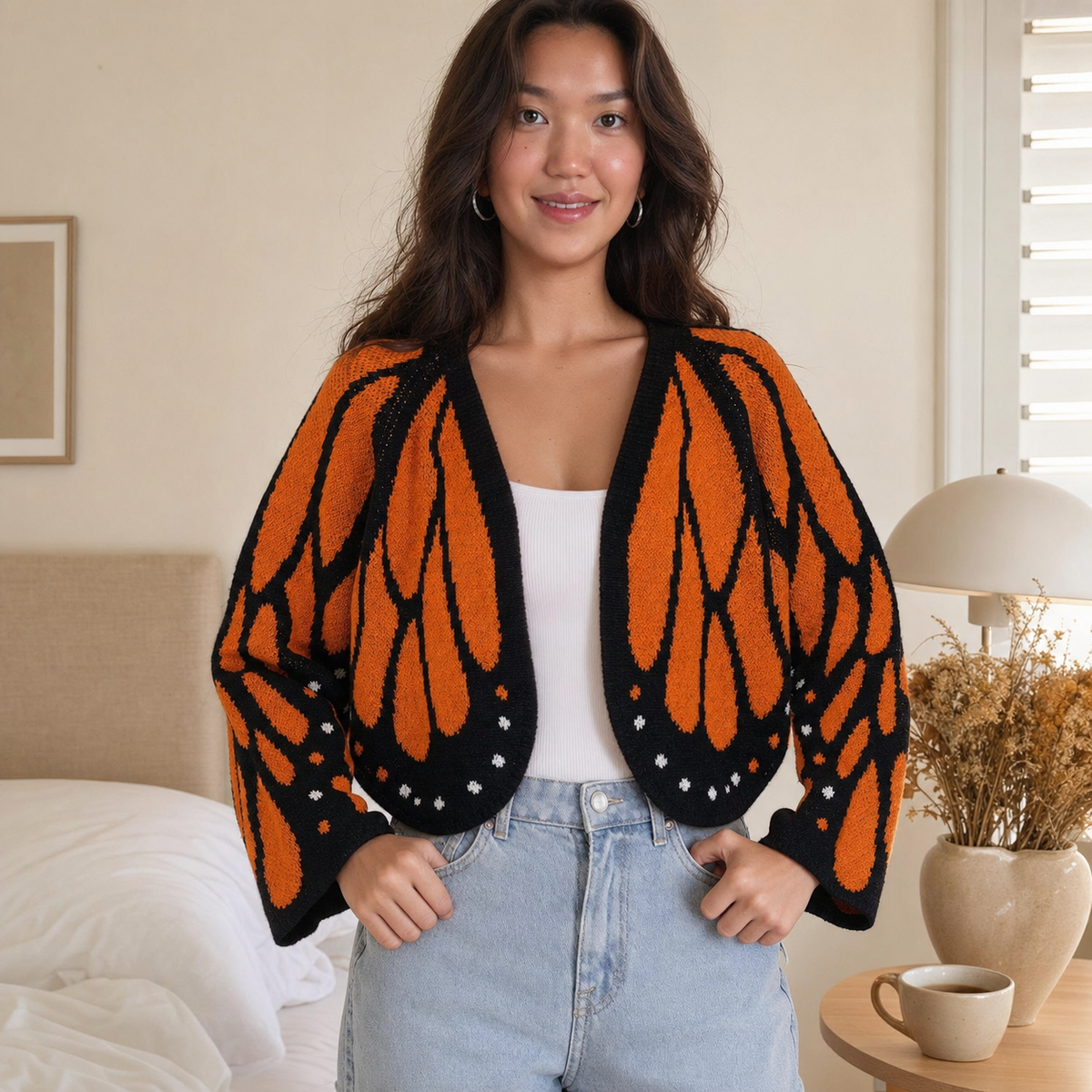 Limited-Time Offer💖 Butterfly Wing Knit Cardigan