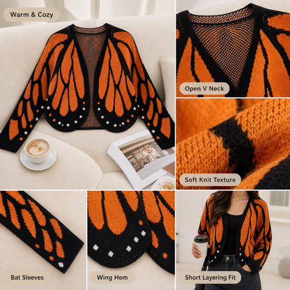 Limited-Time Offer💖 Butterfly Wing Knit Cardigan