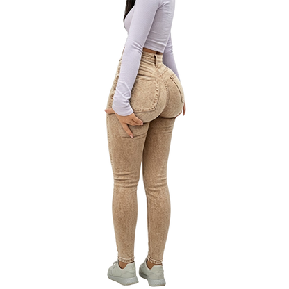 Women's Slim-Fit High Waist Long Pants