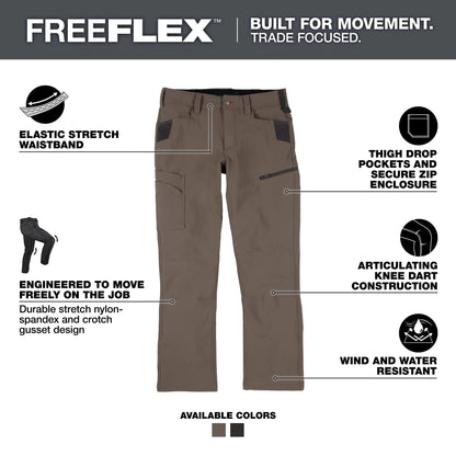 🔥Men's 8-PACK FREEFLEX Tech Work Pants with 7 Pockets