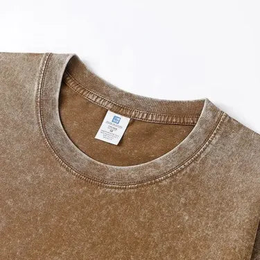 Men‘s Oversized Heavyweight T-Shirt – Acid Wash Vintage Style---Buy 4 Get Extra 40% Off & Free Shipping