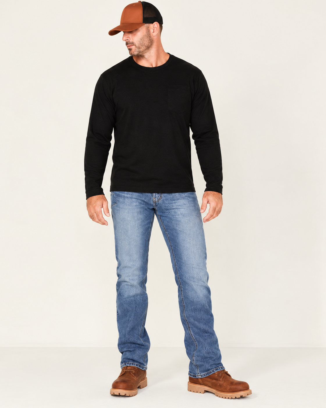 🔥 BESTSELLER | 6PCS $24.63 | Men's Rebar  DuraStretch Haze Low Rise Bootcut Work Jeans