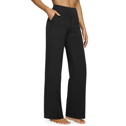 ✨ Women’s High-Waisted Wide-Leg Pants with Pockets | Flattering Fit & All-Day Comfort