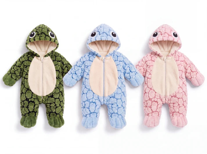 Little Turtle – Plush Baby Onesie